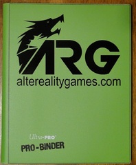 ARG Ultra Pro Pro-Binder-Green w/ Black Logo